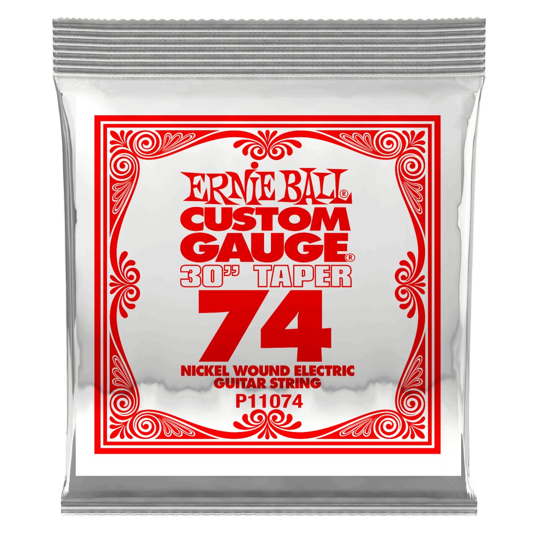 Ernie Ball .074 Extra Long Nickel Wound Electric Guitar Strings 3 pack