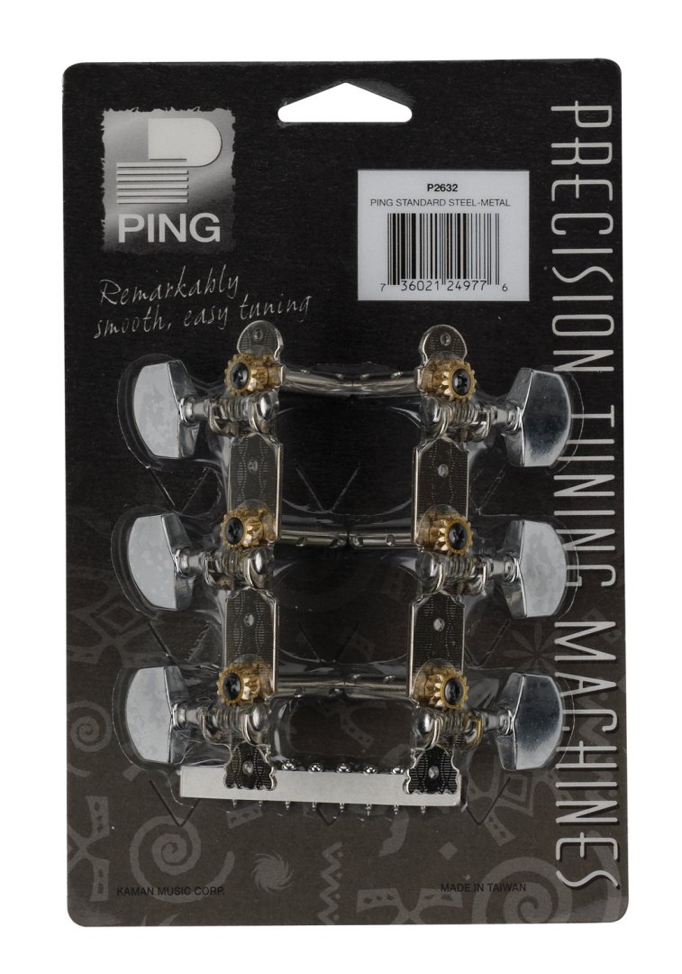 Ping Ping P2632 Dual Mount Plate Machine Heads. 3-In-Line (2 Set)