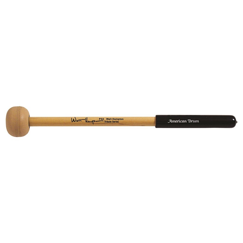 American Drum American Drum Orff P32 Walt Hampton Soft Gum Rubber Bass Bar Mallet, S