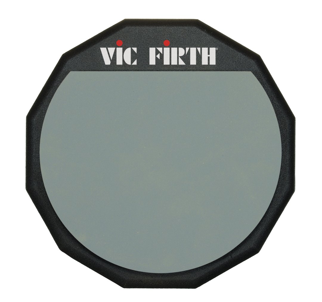 Vic Firth Vic Firth PAD12 Single Sided Single Surface Practice Pad. 12"