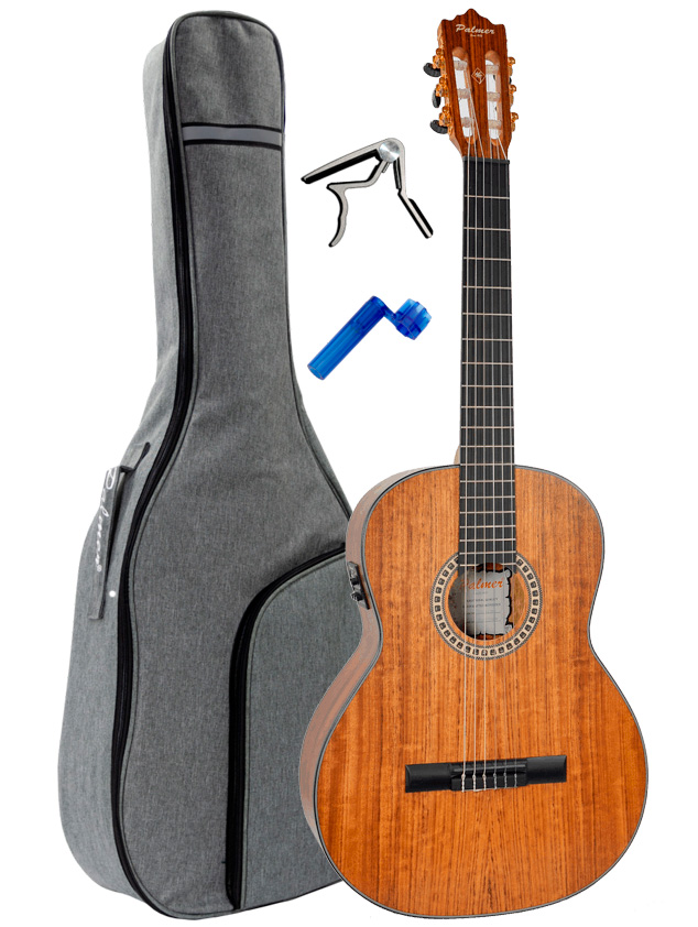 Palmer Palmer Classical AE, Cedar Top + Value Pack: Capo, String Winder and G
