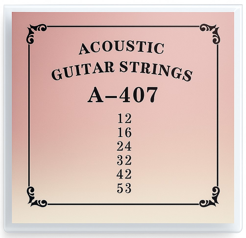 Perfekt Gear Perfektion A407 Acoustic Guitar Strings � Light Gauge (12-53)