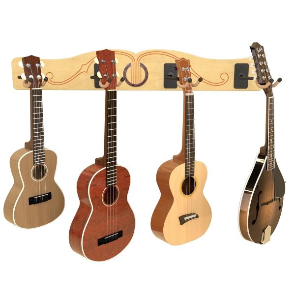 A&S The Pro-File� Wall-Mounted Ukulele & Mandolin Hanger