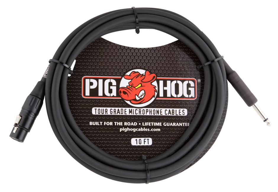 Pig Hog Pig Hog Hi-Z Mic Cable, 10ft