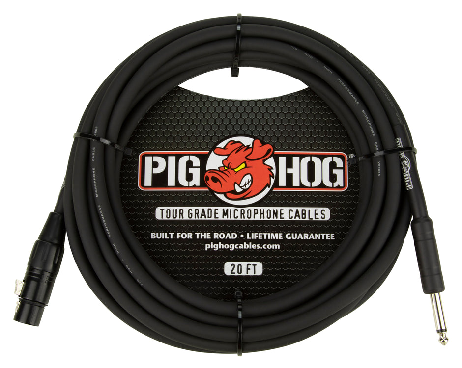 Pig Hog Pig Hog Hi-Z Mic Cable, 20ft