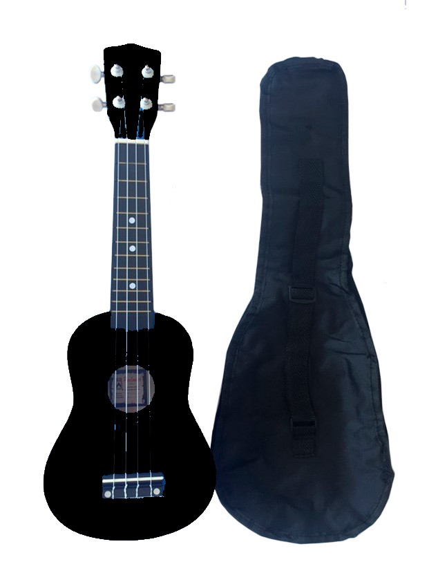 Palmer Palmer Soprano Ukulele Black + Gig Bag