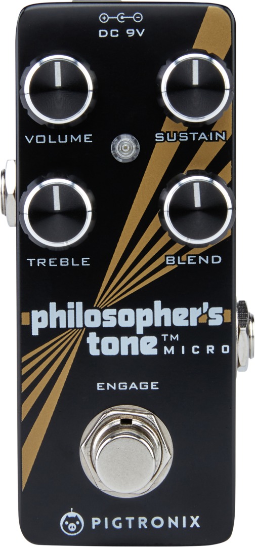 Pigtronix Pigtronix Guitar Compression Effects Pedal, Black