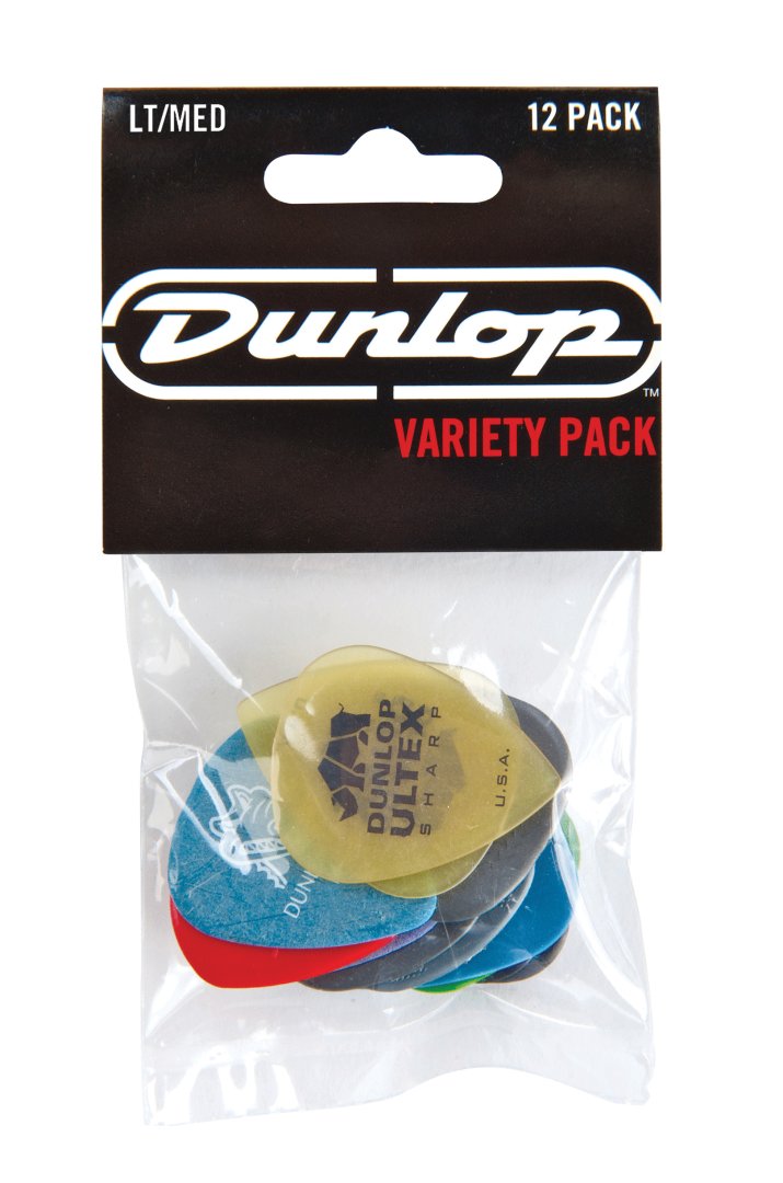 Dunlop Dunlop PVP101 Guitar Pick Variety Pack Light/Medium. (12 Pack)