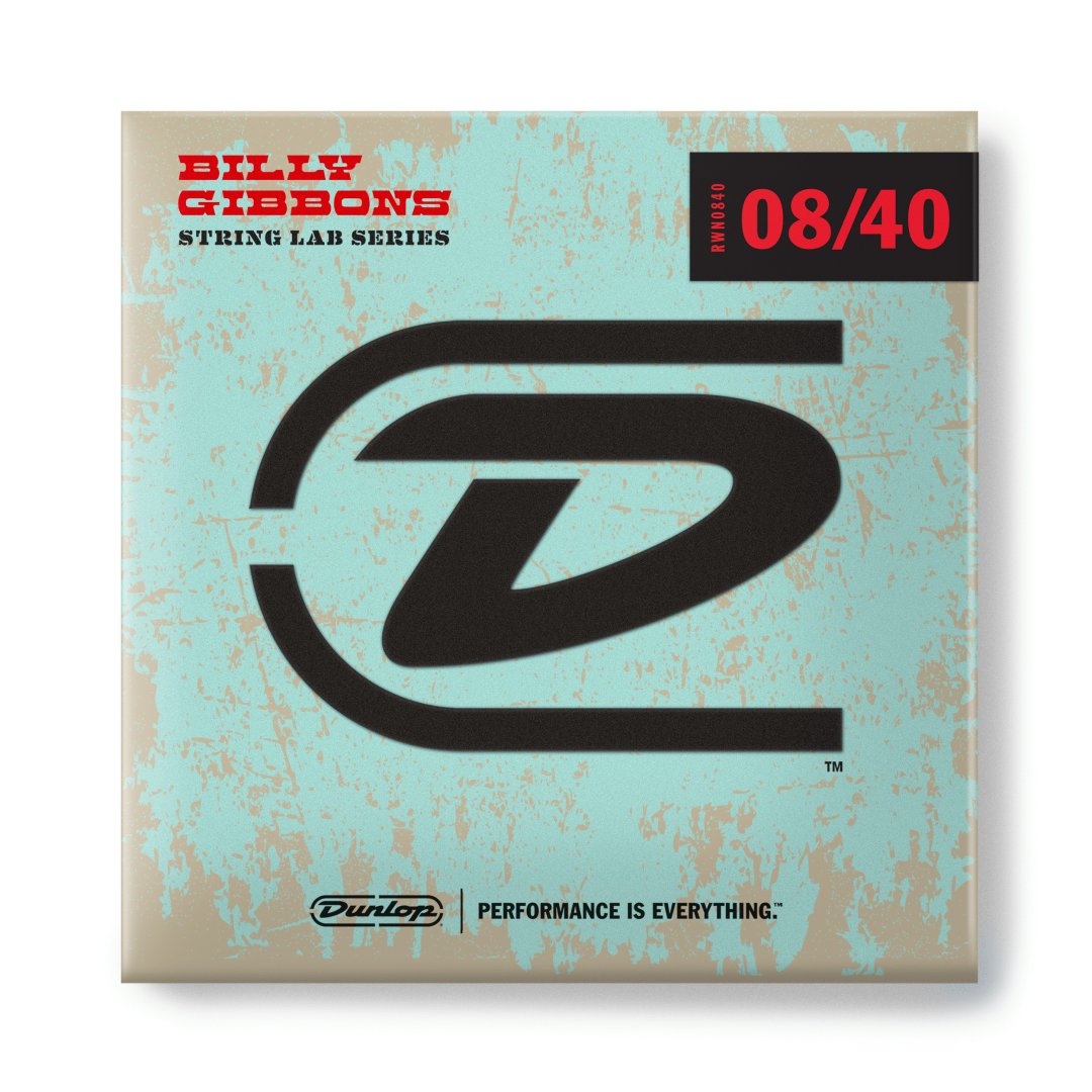 Dunlop Dunlop RWN0840 Billy Gibbons Nickel Wound Guitar Strings. 8-40