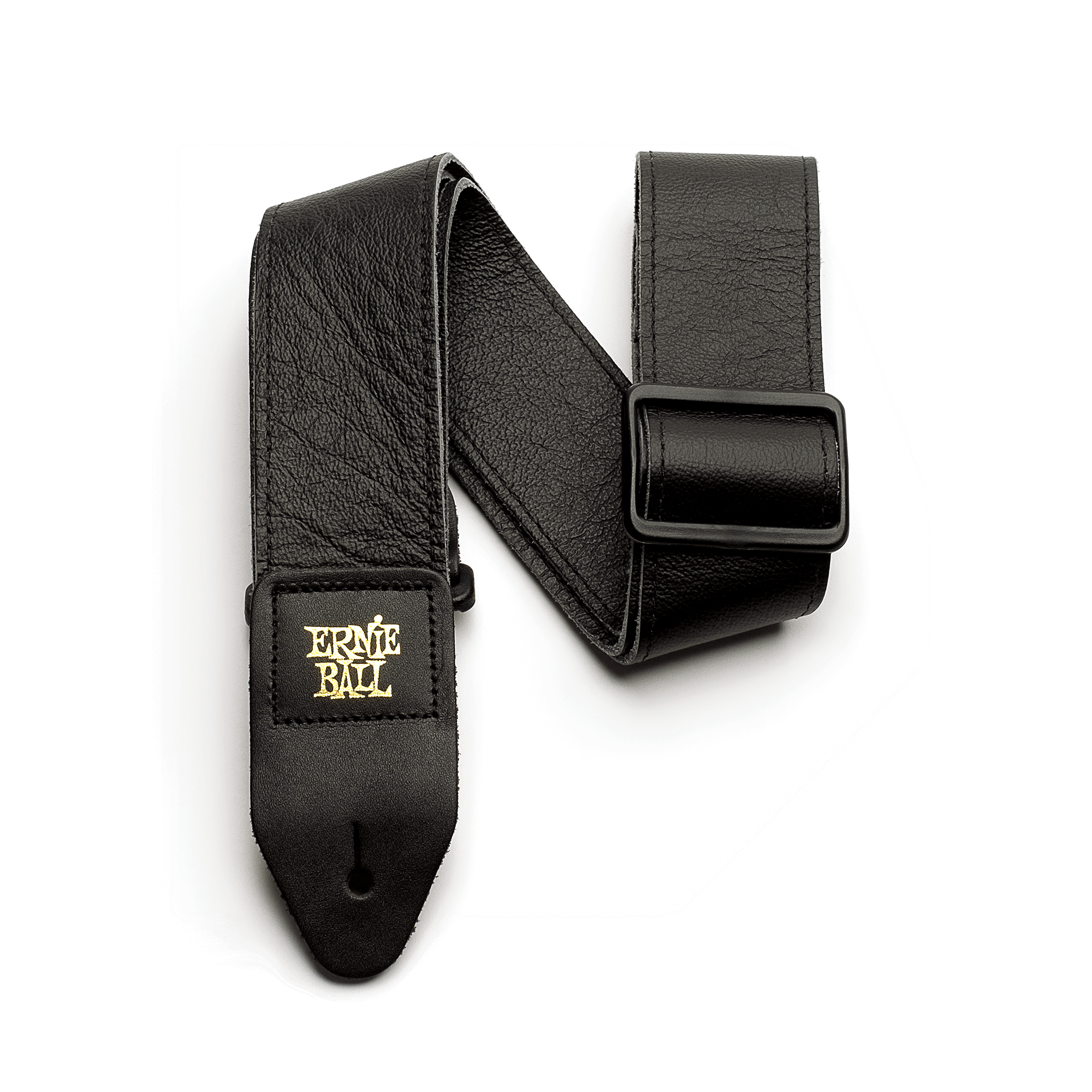 Ernie Ball Ernie Ball 2" Tri-Glide Italian Leather Strap - Black