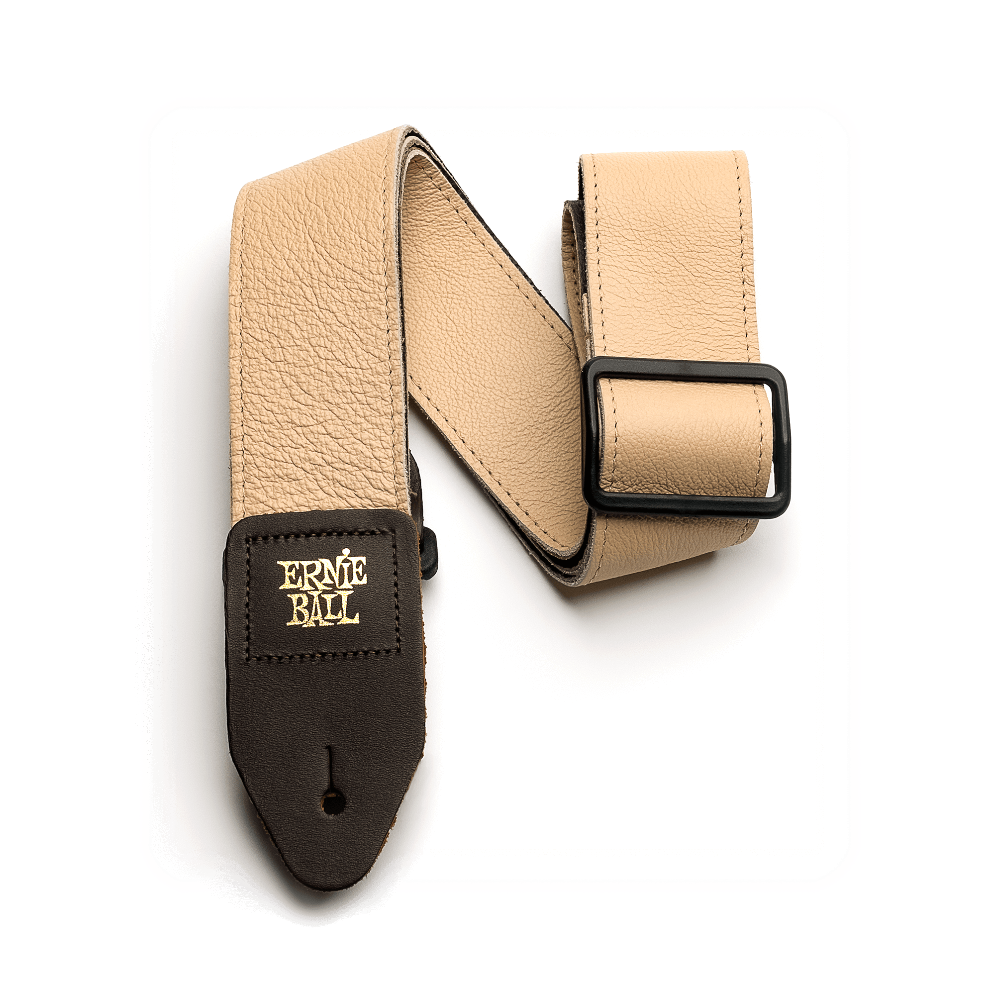 Ernie Ball Ernie Ball 2" Tri-Glide Italian Leather Strap - Tan