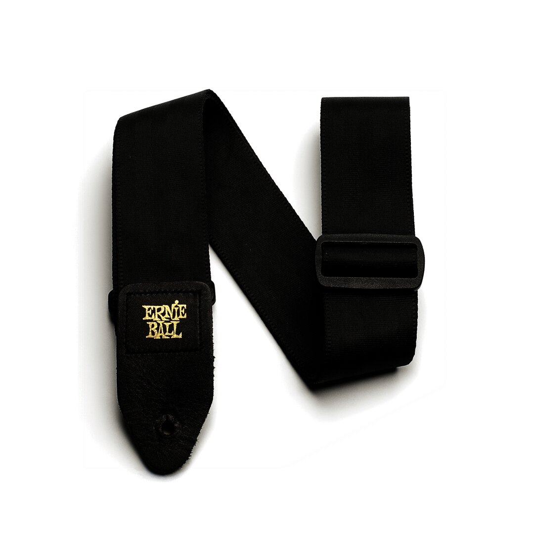 Ernie Ball 2" Seatbelt Webbing Strap - Black