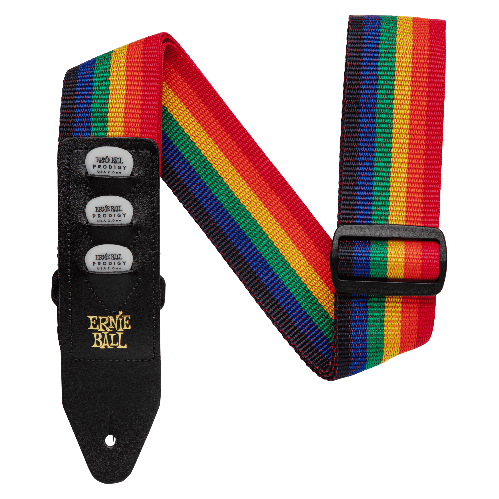 Ernie Ball Ernie Ball Rainbow Pickholder Strap
