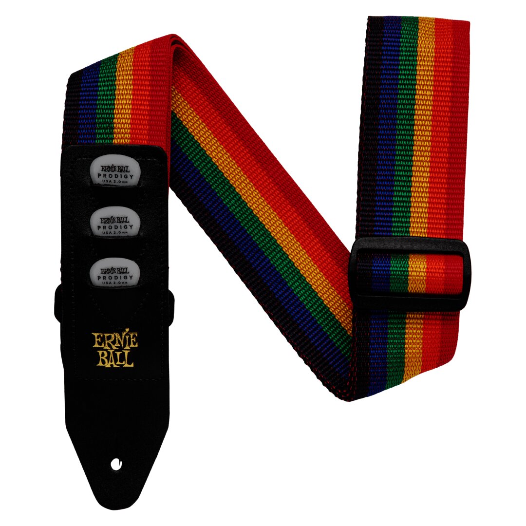 Ernie Ball Ernie Ball Rainbow Pickholder Strap