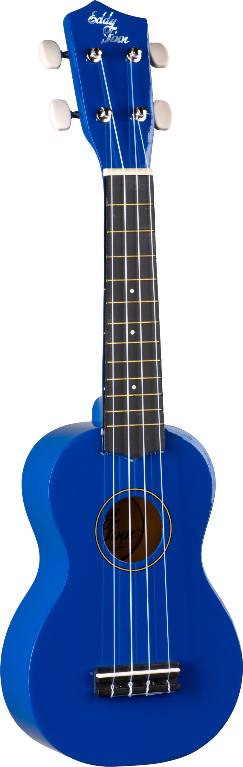 EDDY FINN EDDY FINN SOPRANO UKULELE WITH BAG, GLOSS FINISH, DARK BLUE