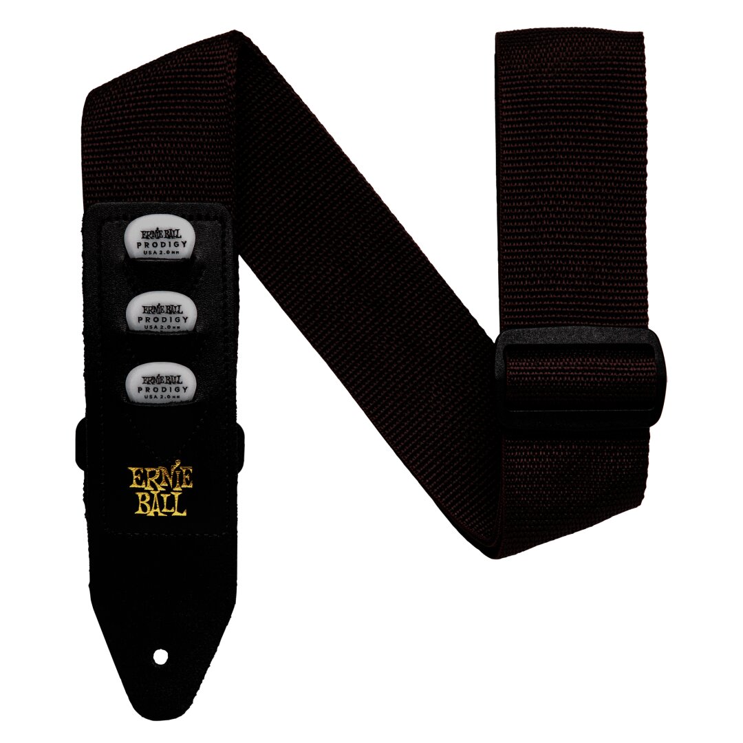 Ernie Ball Ernie Ball Black Pickholder Strap