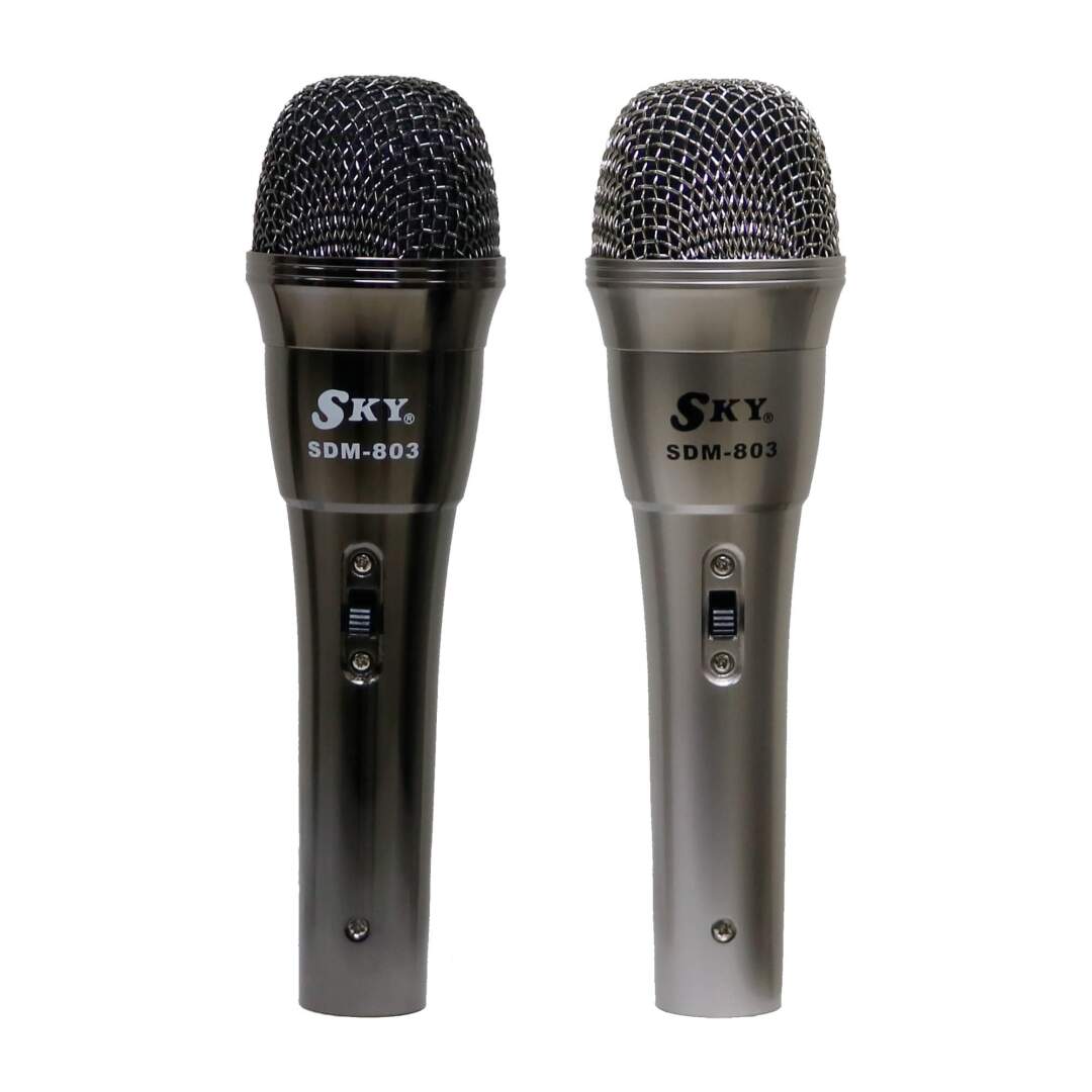 Sky Sky SDM-803 Heavy Duty Dynamic Dual Pack (2 Microphones) Microphones w