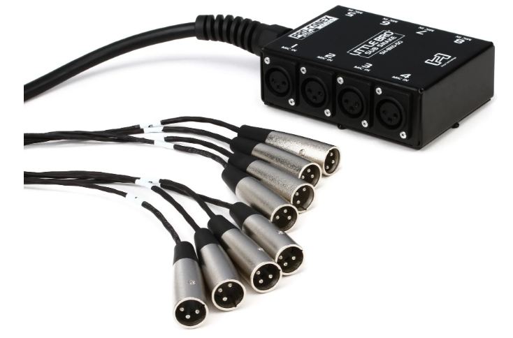 Hosa Hosa SH-8X0-50 Little Bro' Sub Snake 8 XLR Sends No Returns. 50'