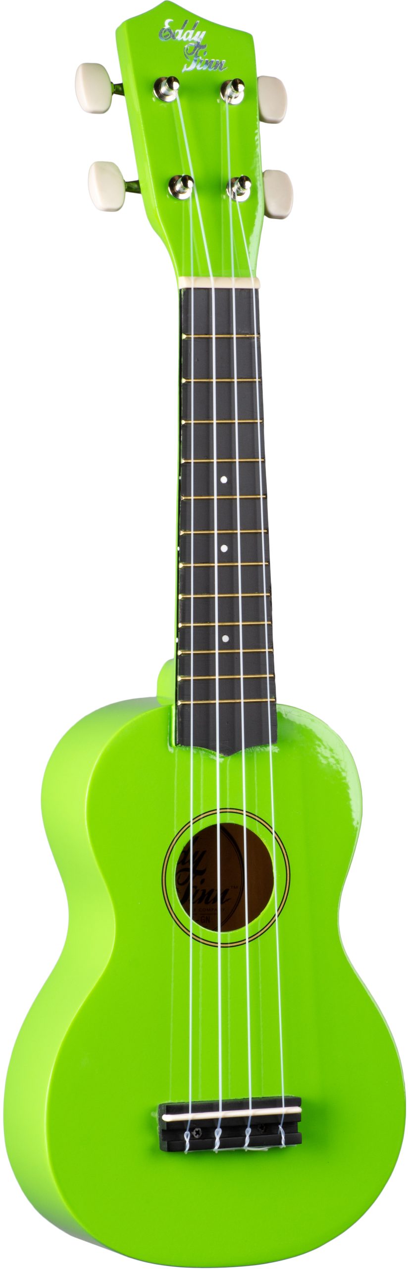 EDDY FINN EDDY FINN SOPRANO UKULELE WITH BAG, GLOSS FINISH, GREEN
