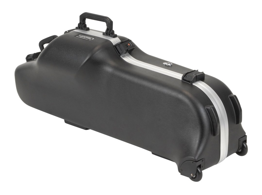 SKB Cases SKB 1 SKB-455W Contoured Pro Baritone Sax Case With Wheels