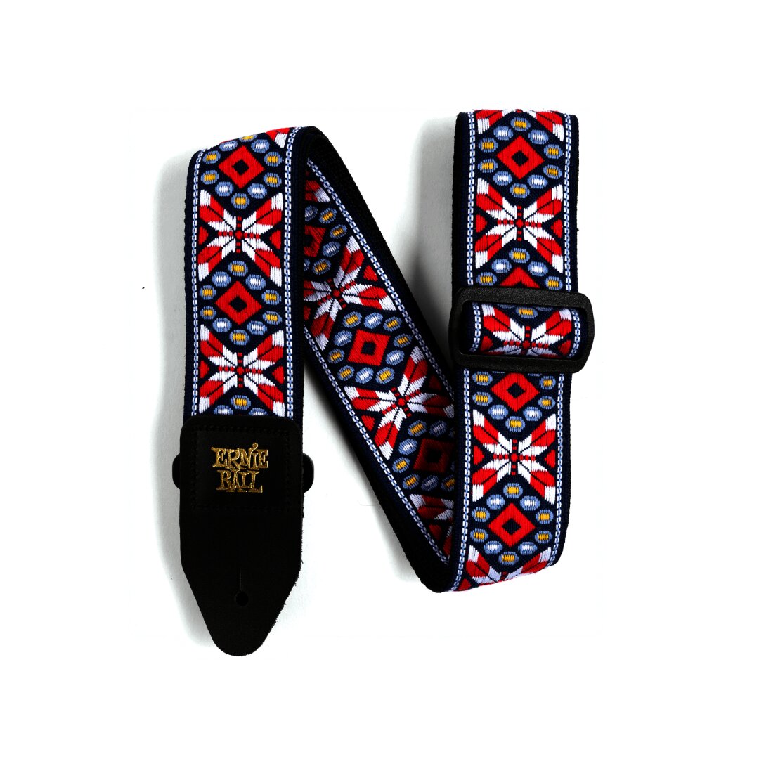 Ernie Ball Ernie Ball Taos Fire Red Jacquard Strap