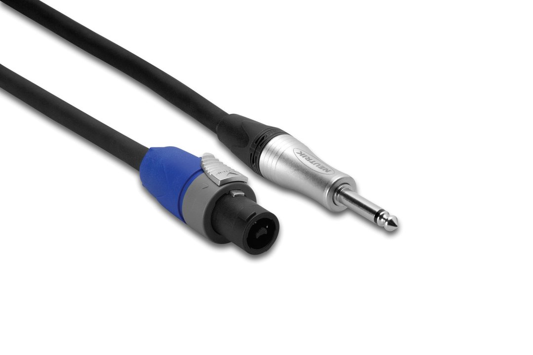 Hosa Hosa SKT-230Q Edge Speaker Cable Speakon to 1/4" TS. 30'