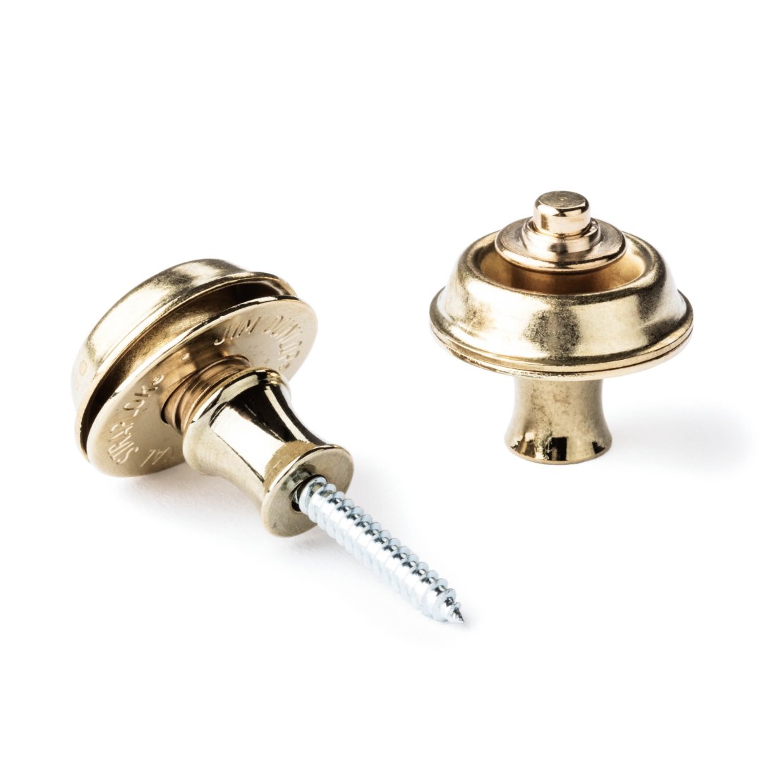 Dunlop Dunlop SLS1102BR Straplok Strap Retainers Original. Brass
