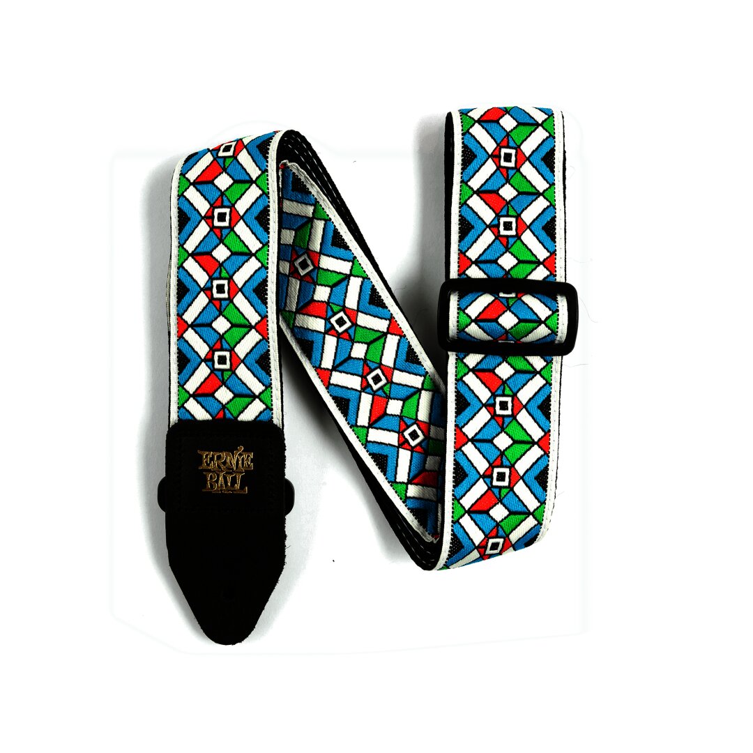 Ernie Ball Ernie Ball Kaleidoscope Blue Jacquard Strap