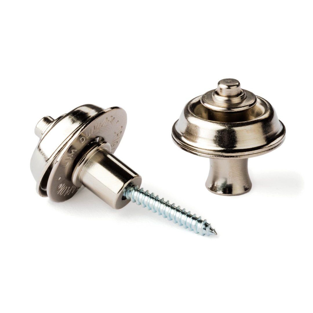 Dunlop Dunlop SLS1401N Straplok Strap Retainers Flush Mount. Nickel