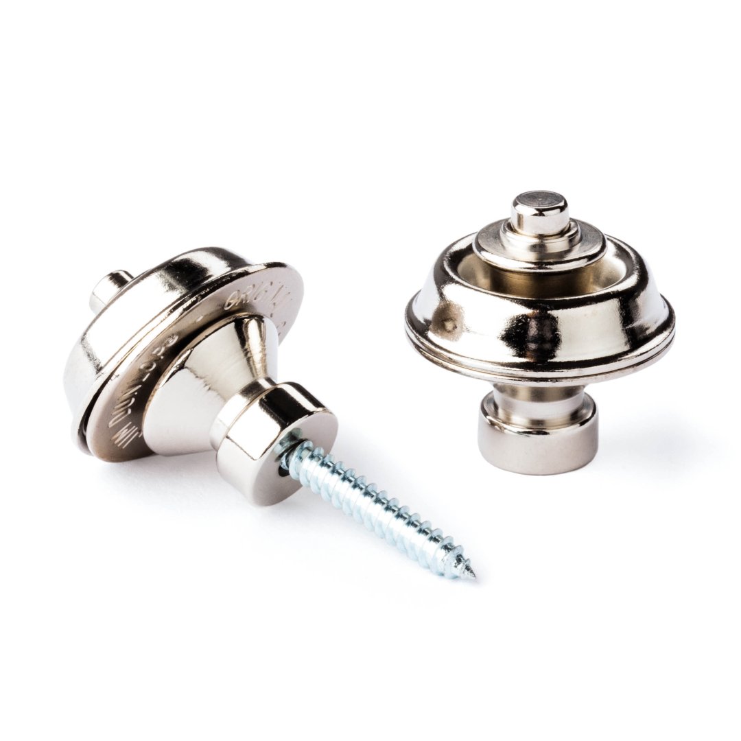 Dunlop Dunlop SLS1501N Straplok Strap Retainers Traditional. Nickel