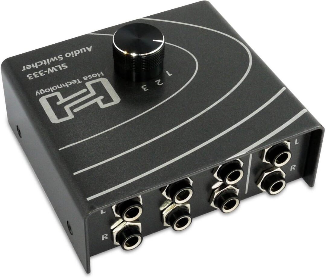 Hosa Hosa SLW-333 Passive Audio Switcher � 1/4� TRS in to 3x 1/4" TRS