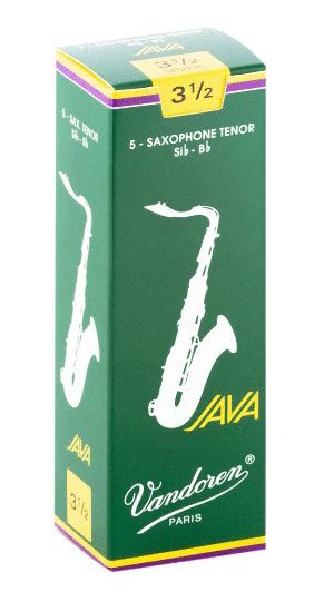 Vandoren Vandoren SR2735 Tenor Saxophone Java Reeds Strength #3.5. (Box of 5)