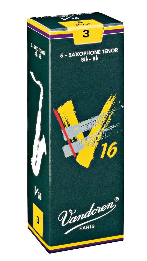 Vandoren Vandoren SR723 Tenor Saxophone V16 Reeds Strength #3. (Box of 5)