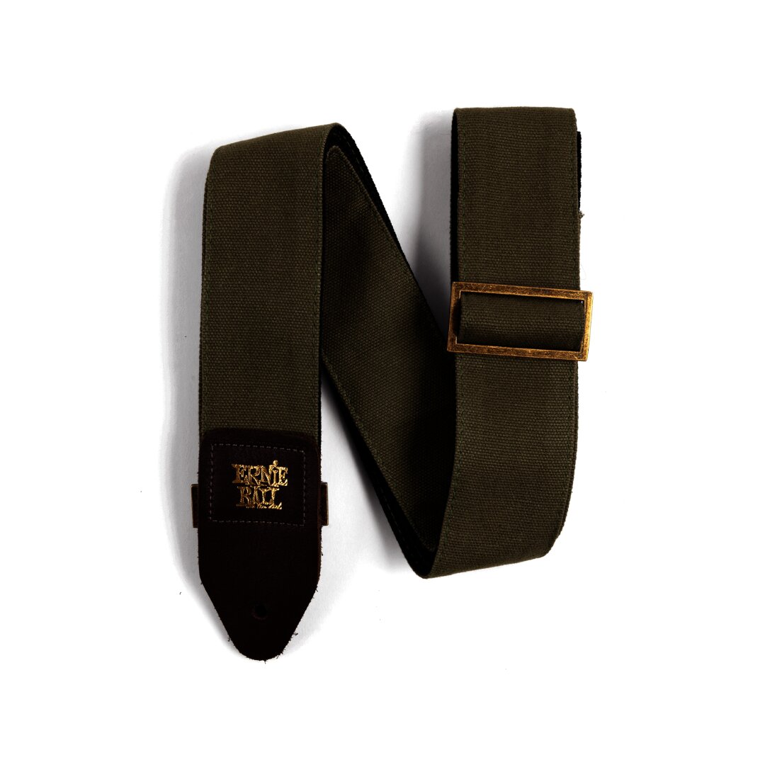 Ernie Ball Ernie Ball Olive Canvas Strap