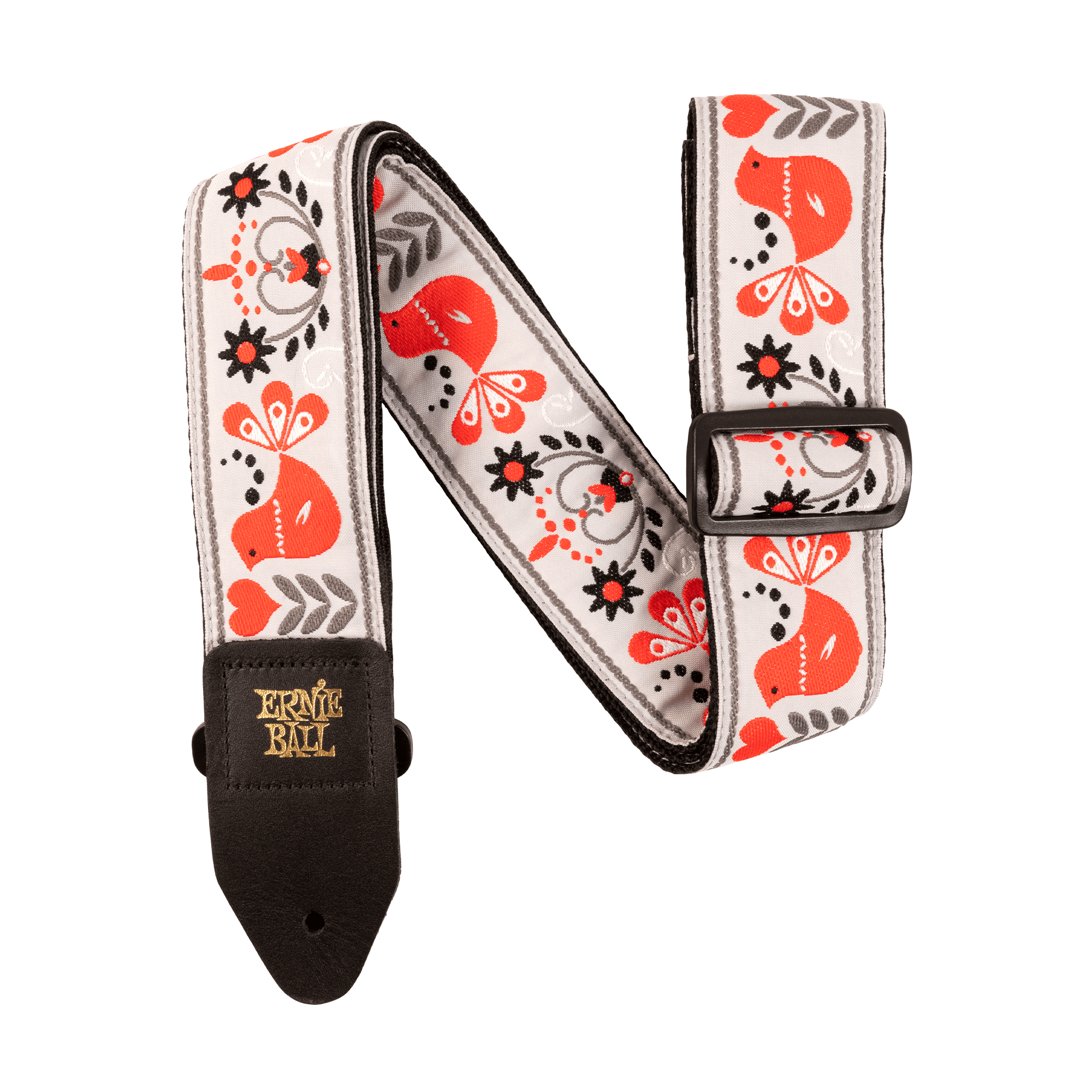 Ernie Ball Ernie Ball Red Bird Winter Jacquard Strap