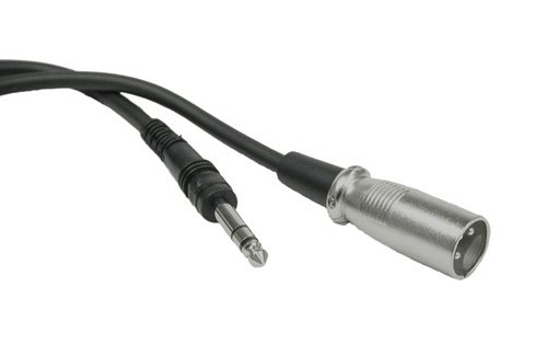 Hosa Hosa STX-105M Balanced Interconnect 1/4" TRS to XLR3M. 5'