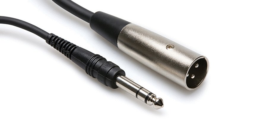 Hosa Hosa STX-115M Balanced Interconnect 1/4" TRS to XLR3M. 15'