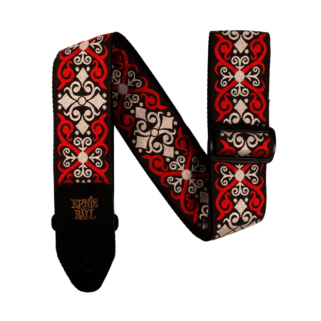 Ernie Ball Ernie Ball Red Trellis Jacquard Strap