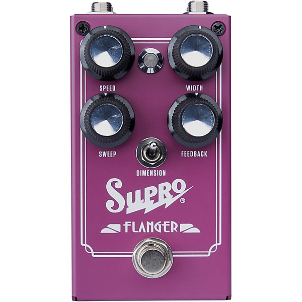 Supro Supro 1309 Flanger Effects Pedal Purple