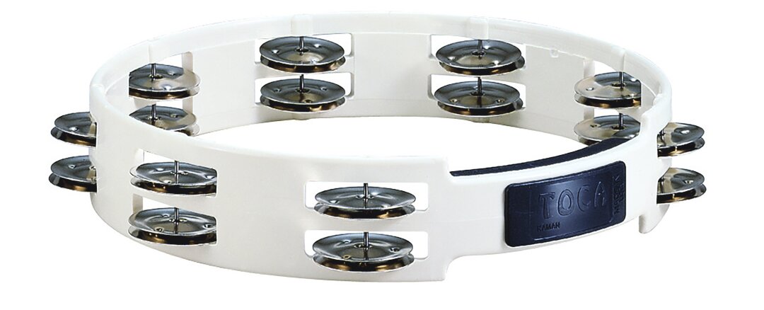 Toca Percussion TOCA SUPERTONE 10 in Tambourine White