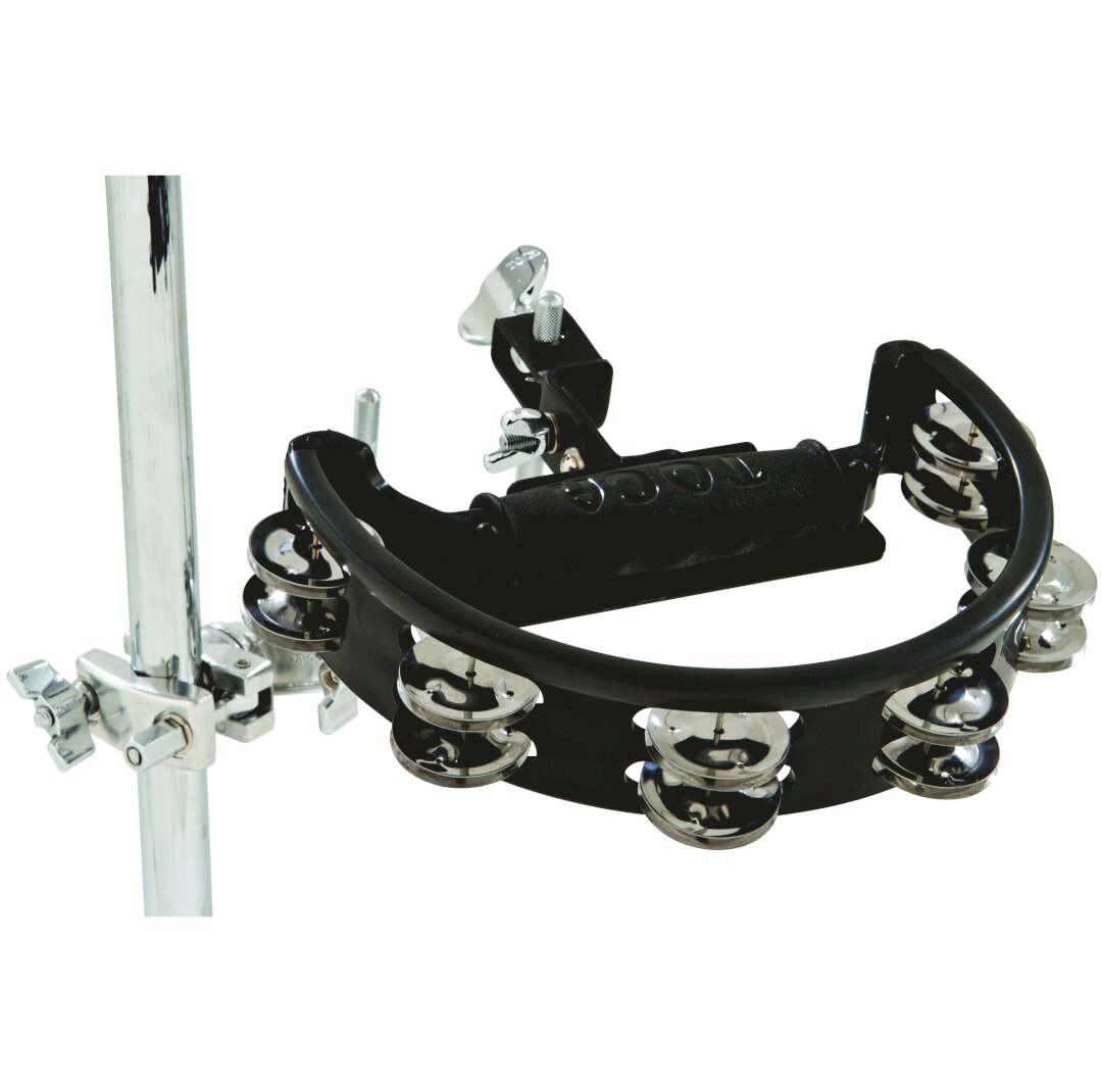 Toca Percussion Toca Tambourine W/ Mount - Black