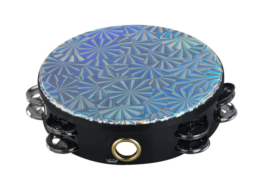 Remo Remo TA-4208-43 Prizmatic Tambourine. 2 Row Chrome 8"
