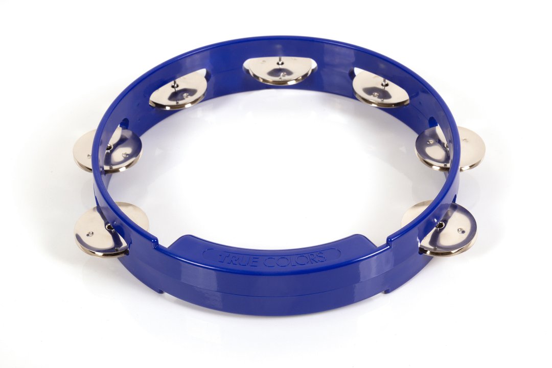 Rhythm Tech Rhythm Tech TC4048 True Colors Tambourine. Blue 8"