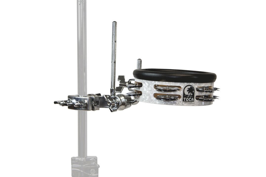 Toca Percussion Toca Jingle-Hit Tambourine with Gibraltar� Mount