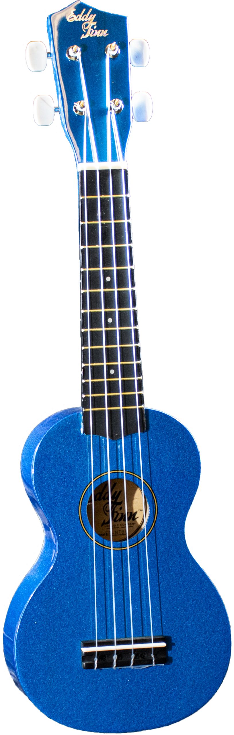 EDDY FINN EDDY FINN SOPRANO UKULELE WITH BAG, METALLIC BLUE