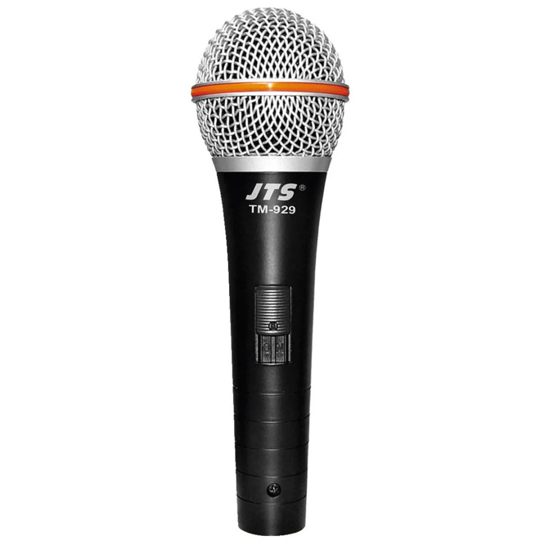 JTS TM-929 Vocal Performance Microphone w/leather pouch & 15' XLR cable