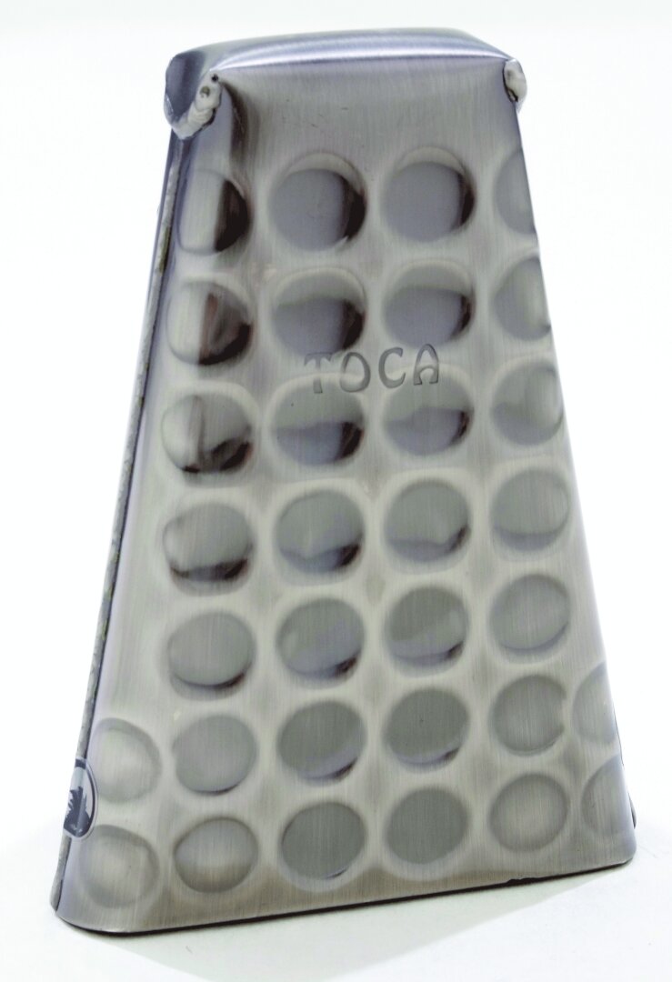 Toca Percussion Toca Pro Line Hybrid Handheld Cowbell Black Mirror Chrome