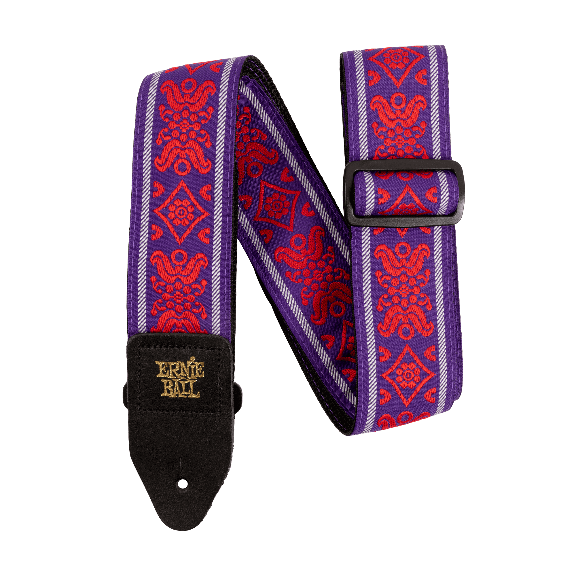 Ernie Ball Ernie Ball Royal Flush Red Jacquard Strap