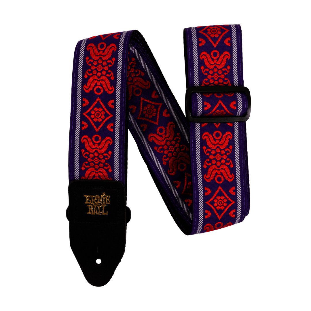 Ernie Ball Ernie Ball Royal Flush Red Jacquard Strap