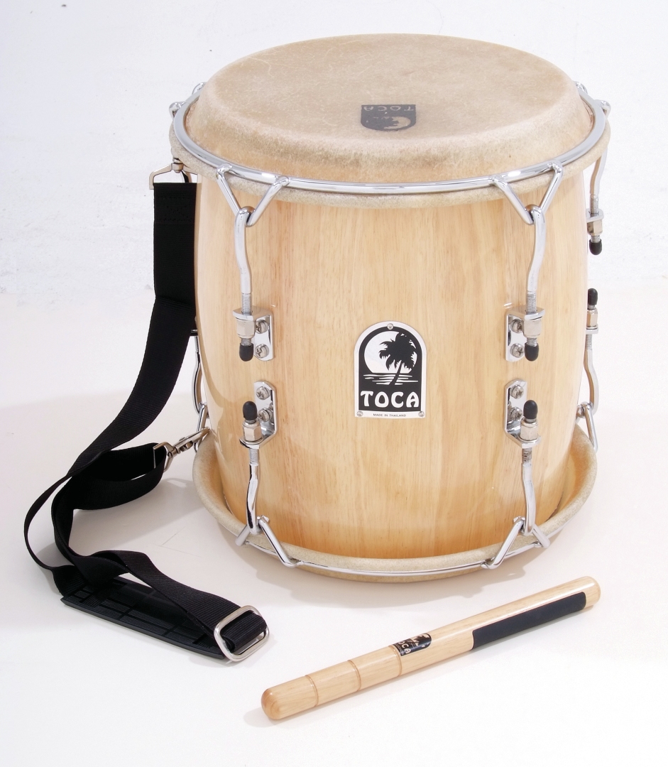 Toca Percussion Toca Pro Wood Tambora with Strap and Beater